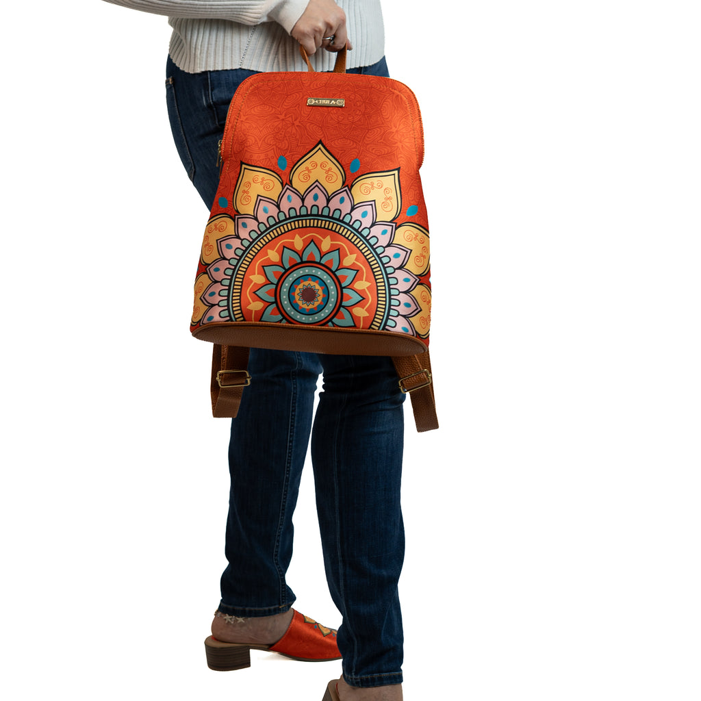 Mochila Chula - Mandala Naranja