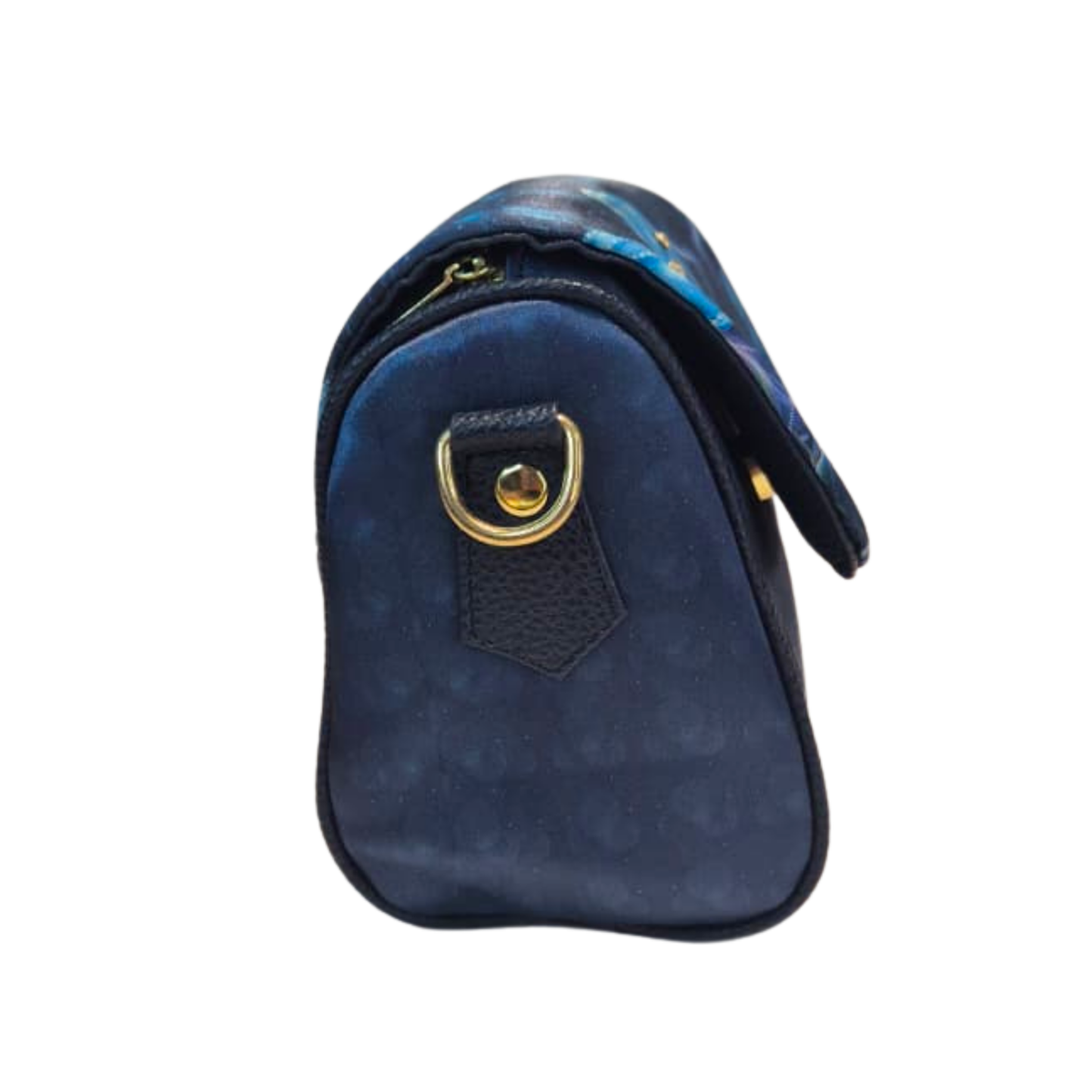 Bolso Mini Baúl - Medusa Azul Decorado