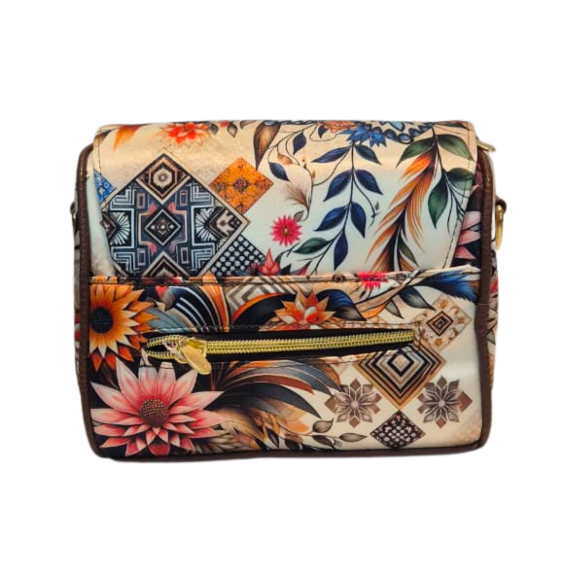 Bolso Mini Baúl - Mandala Chic Decorado