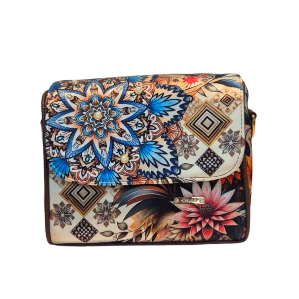 Bolso Mini Baúl - Mandala Chic Decorado