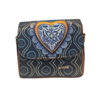 Bolso Mini Baúl - Corazón Talavera Decorado