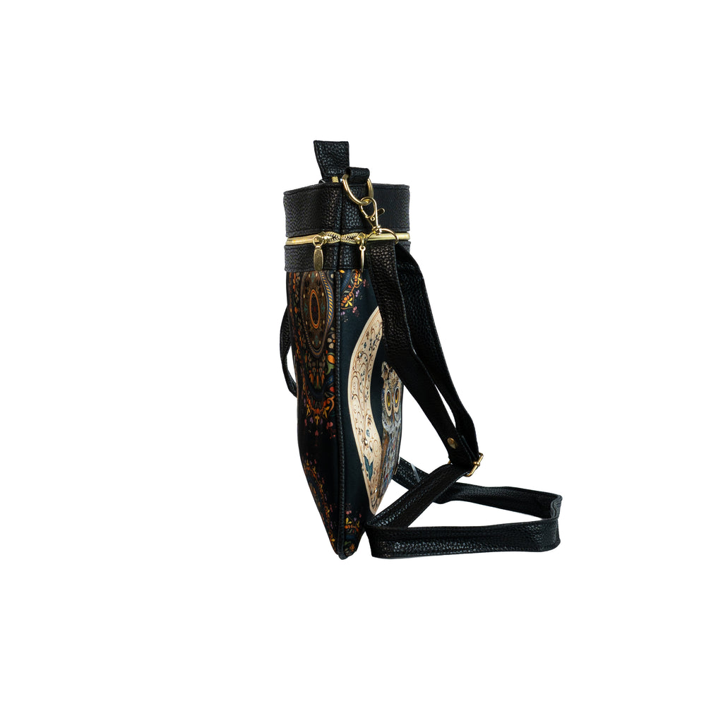 Bolso Lia - Búho de Noche Decorado