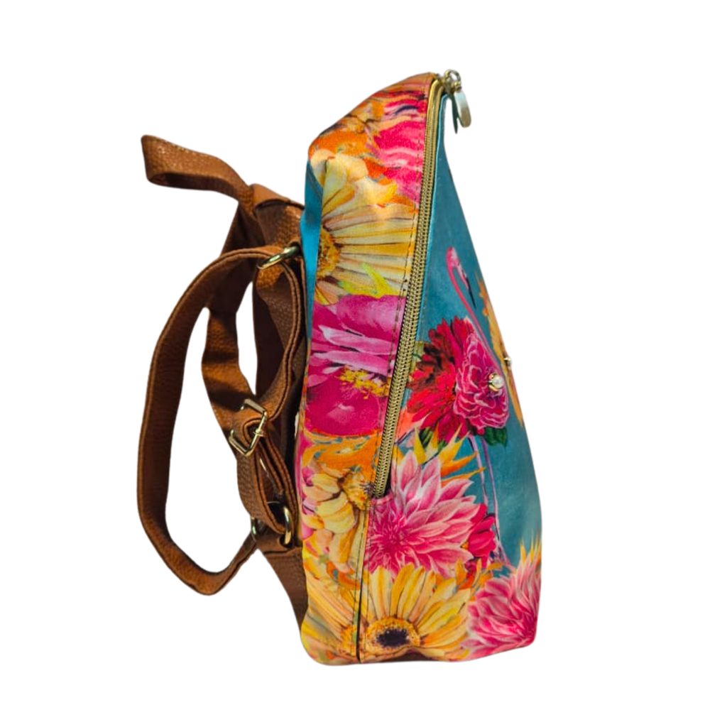 Mochila Mini - Flamingo Elegante Decorado