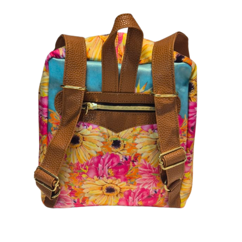 Mochila Mini - Flamingo Elegante Decorado