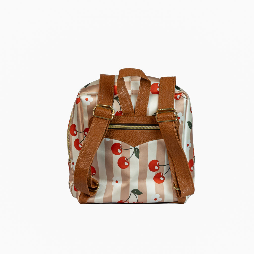 Mochila Mini - Perrito Cherry Decorado