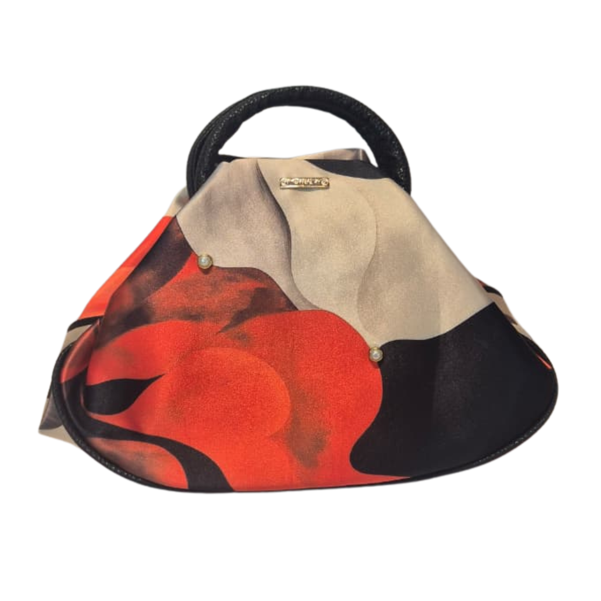 Bolso Monique - Pasión Escarlata Decorado