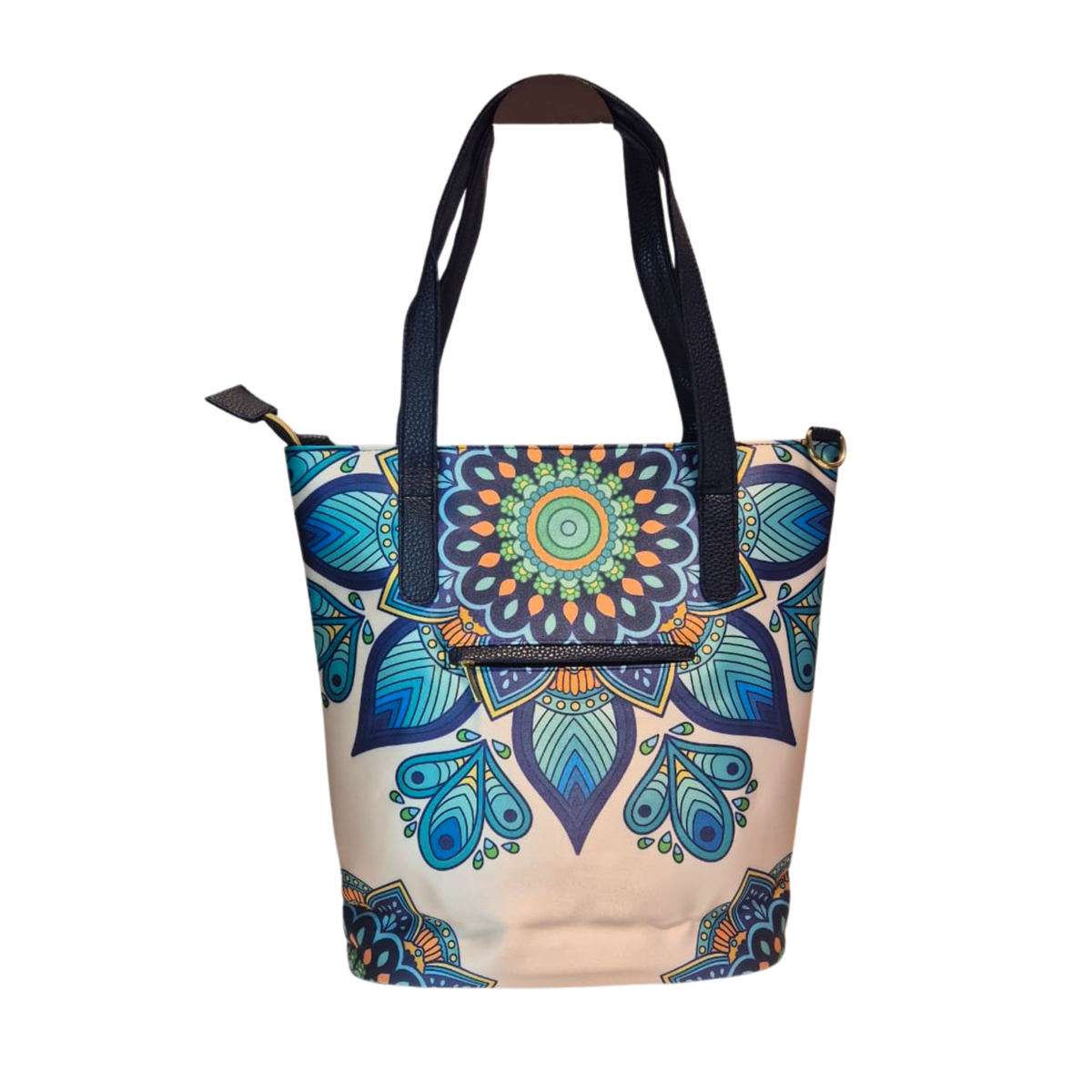 Bolso Karen - Mandala Azul Real Decorado