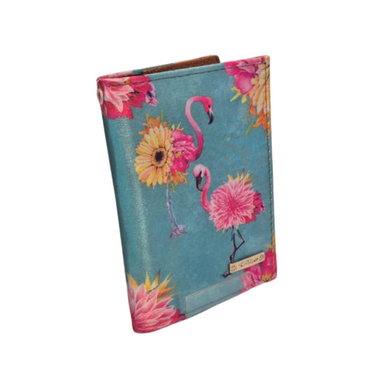 Porta Pasaporte - Flamingo Elegante Decorado