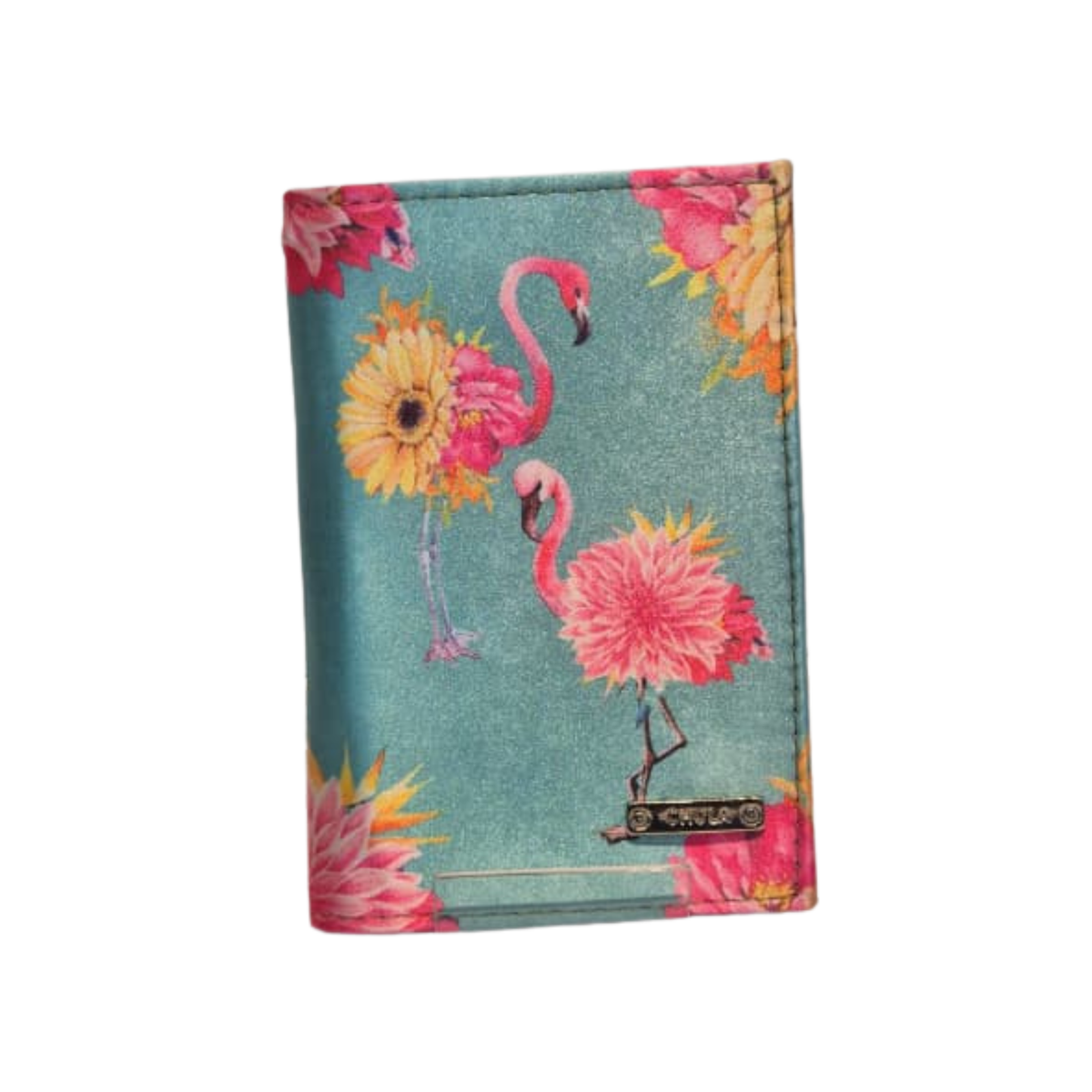 Porta Pasaporte - Flamingo Elegante Decorado