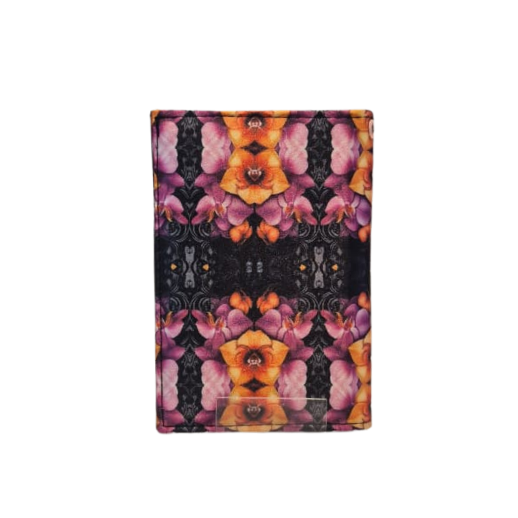 Porta Pasaporte - Catrina de Flores Decorado