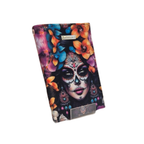 Porta Pasaporte - Catrina de Flores Decorado