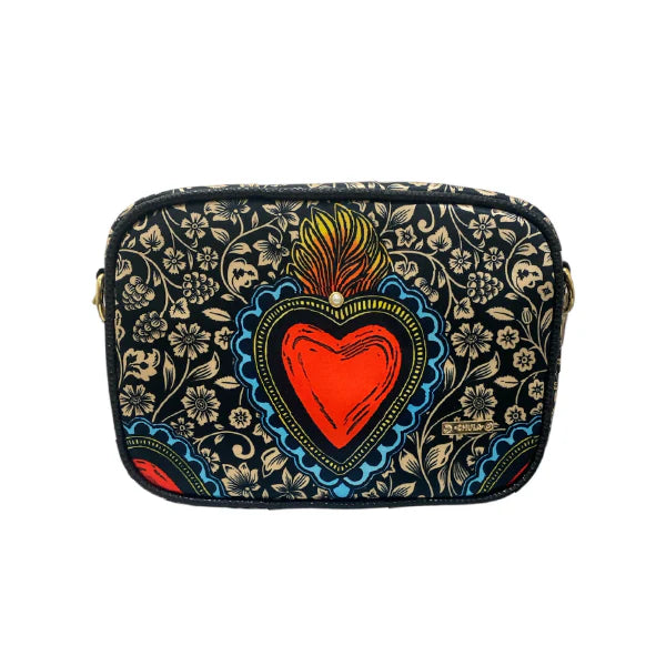 Bandolera Mia - Corazón Floral
