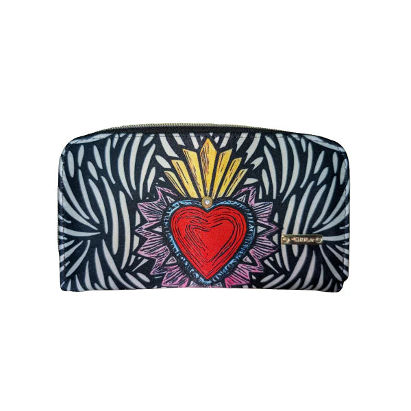 Billetera Colette - Corazón de Zebra