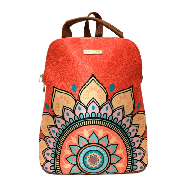 Mochila Chula - Mandala Naranja