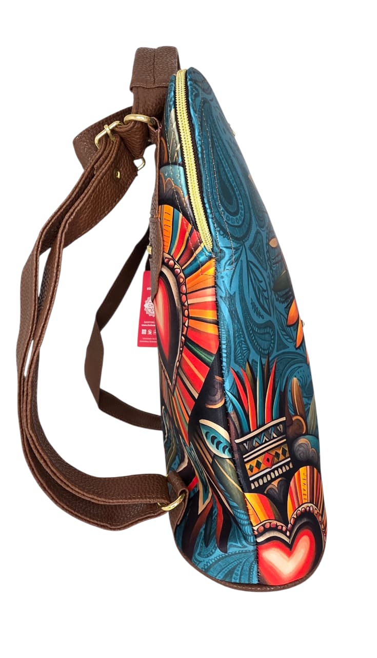 Mochila Chula - Corazón Azteca Aqua
