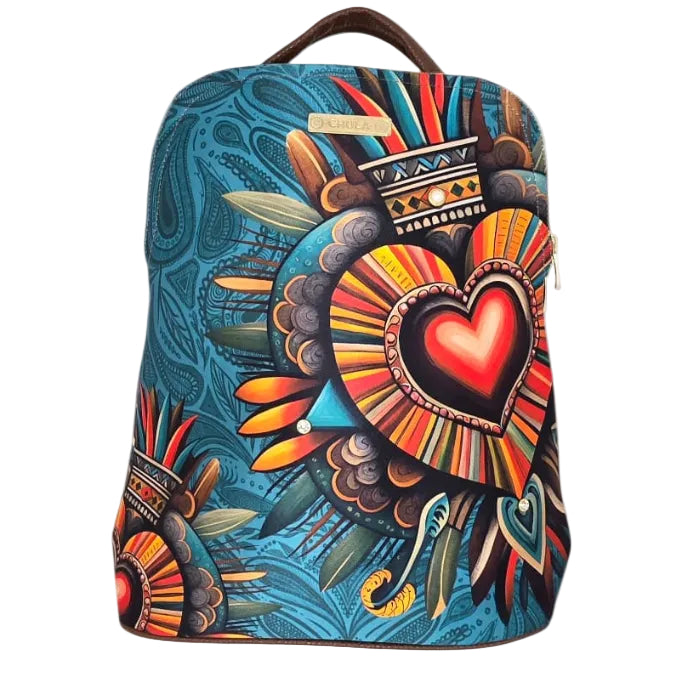 Mochila Chula - Corazón Azteca Aqua