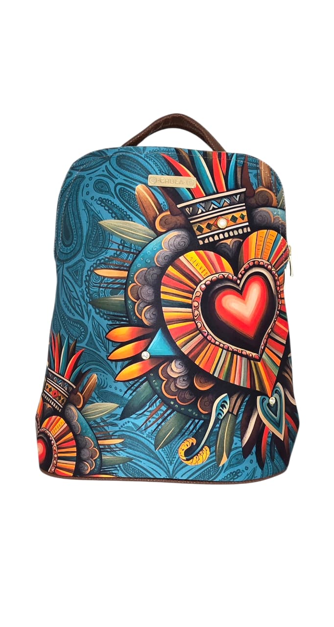 Mochila Chula - Corazón Azteca Aqua