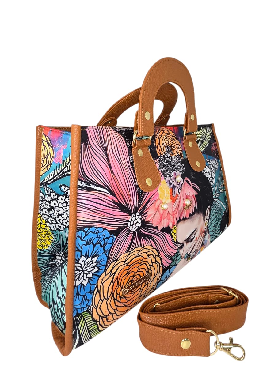 Bolso Canasta - Frida Pensamientos Primavera