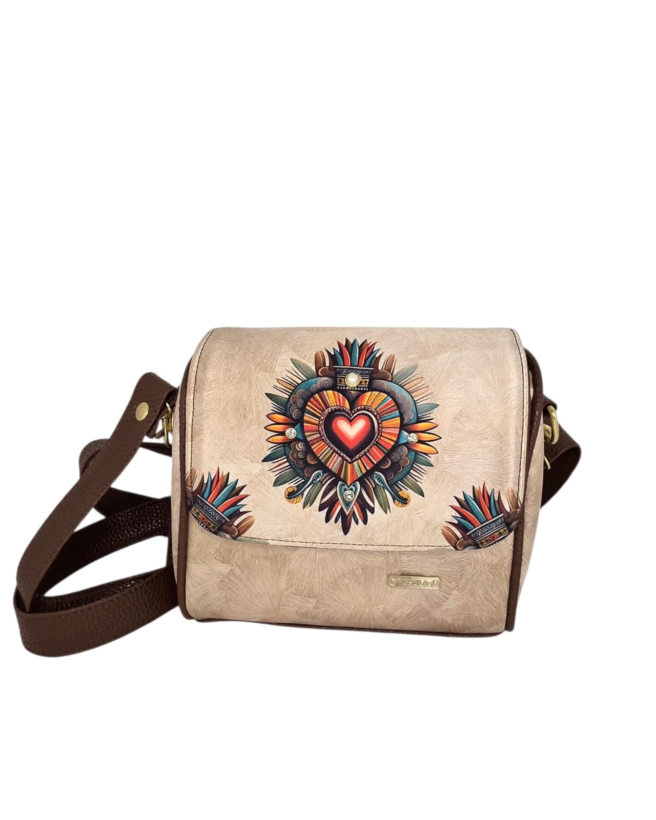 Bolso Mini Baúl - Corazón Azteca