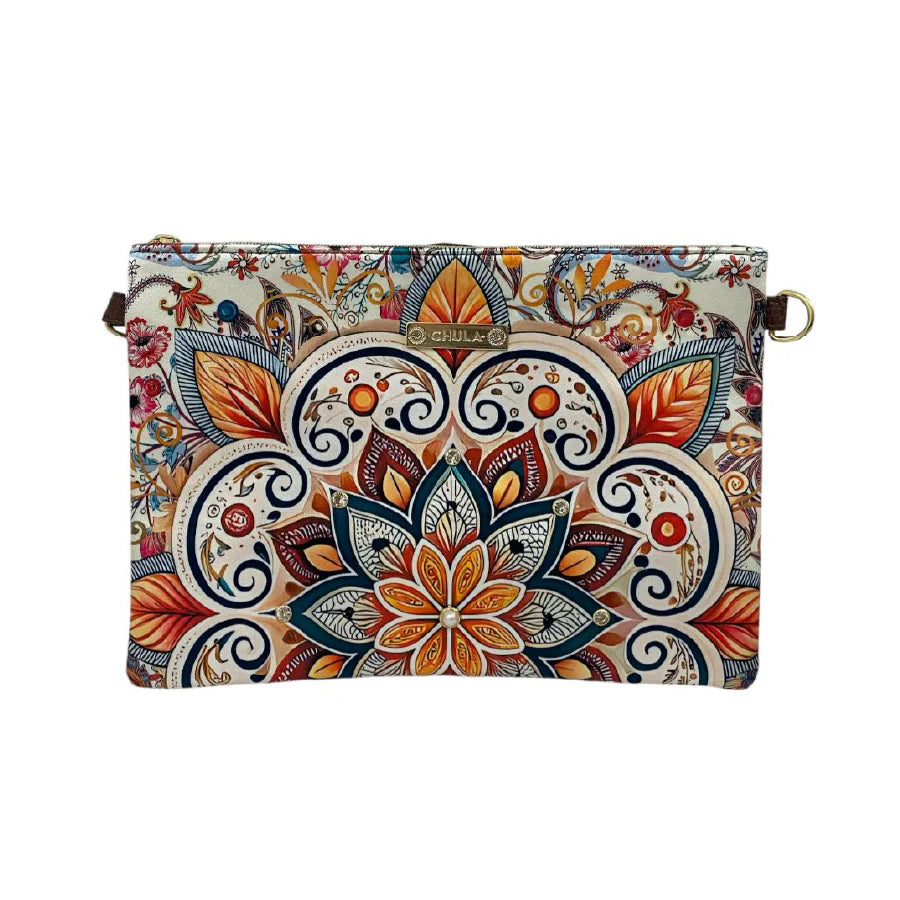 Sobre Clutch - Flor Fucsia